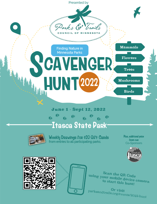 2022 Itasca State Park's Scavenger Hunt qr code